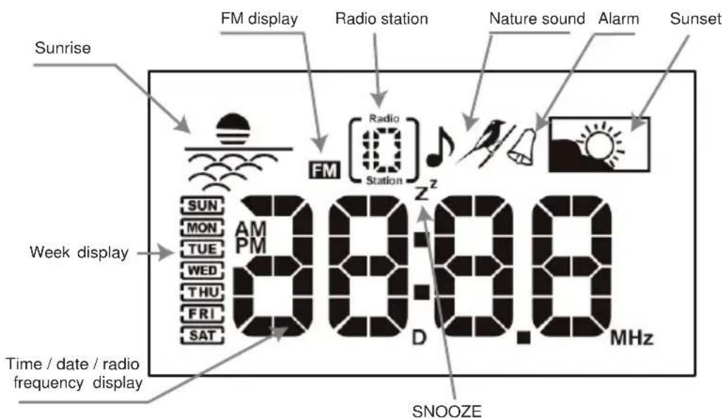 DENVER CRL300 - - LCD DISPLAY - 1