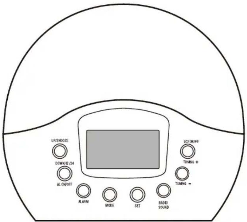 DENVER CRL300 - LUZ DESPERTADOR LED - 1