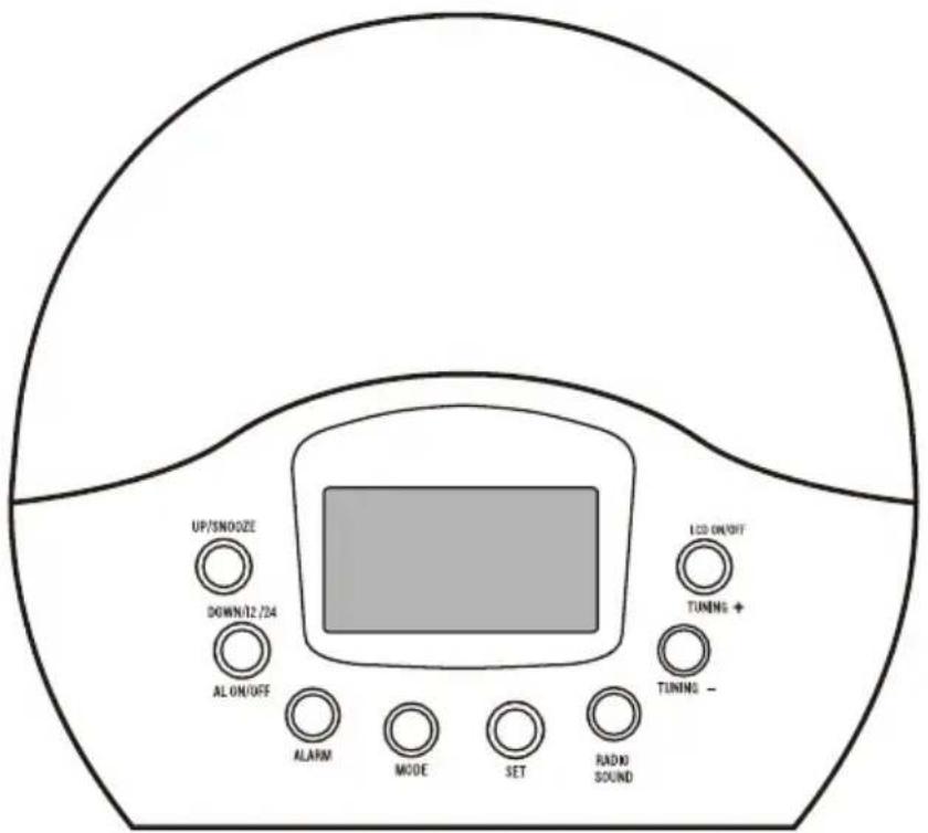 DENVER CRL300 - LED-HERÄTYSVALO - 1