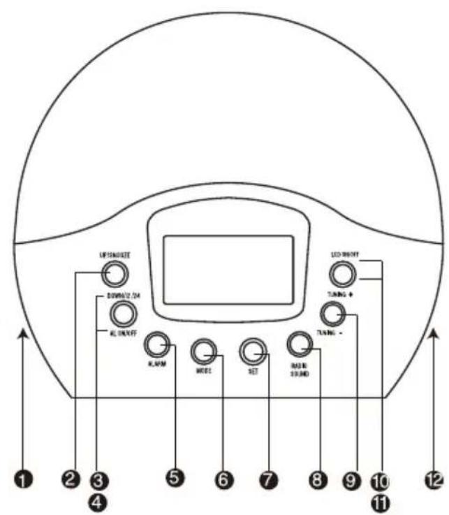 DENVER CRL300 - - FUNZIONI PRINCIPALI - 1