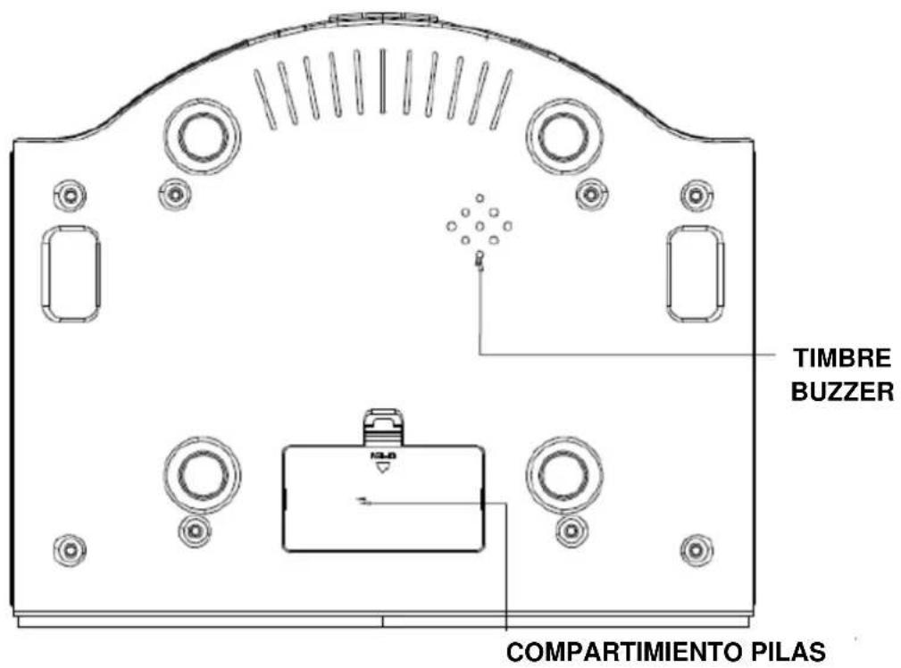 TIMBRE BUZZER COMPARTIMIENTO PILAS