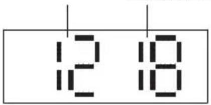AKAI AC151 - Description of display indicators - 2