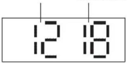 AKAI AC151 - Description de l'afficheur - 2