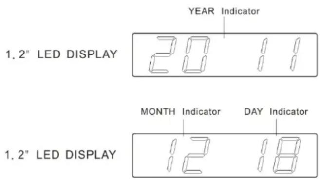 Soundmaster UR965 - WECHSELN DER ANZEIGE - 1