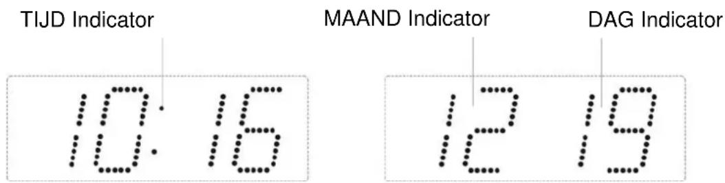 Soundmaster FUR6100SI - Automatisch wisselen inhoud display: - 1