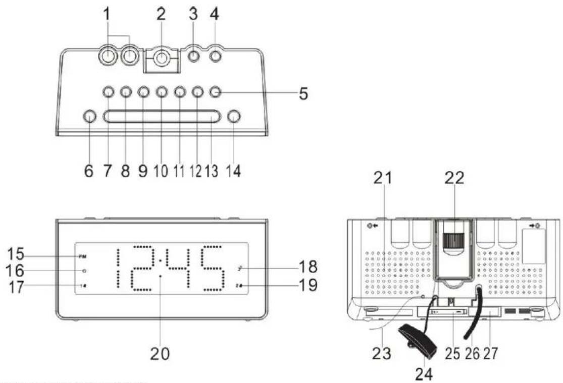 Soundmaster FUR6005 - N'INGÉREZ PAS LA PILE : RISQUE DE BRÛLURES CHIMIQUES - 1