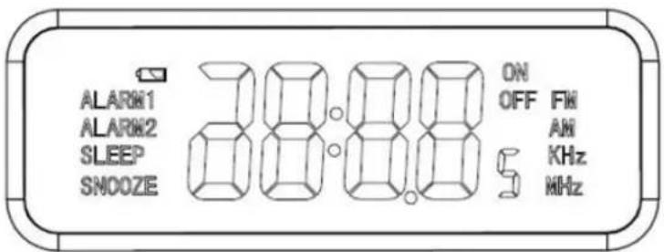 BRANDT BCR115 PB - DISPLEJ - 1