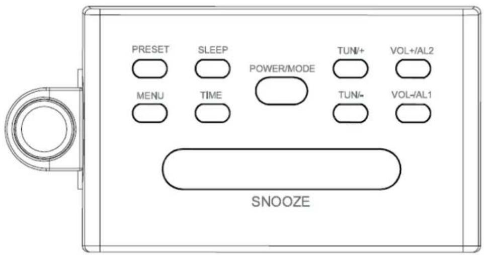 BRANDT BCR115 PB - OVLÁDACIE PRVKY - 1