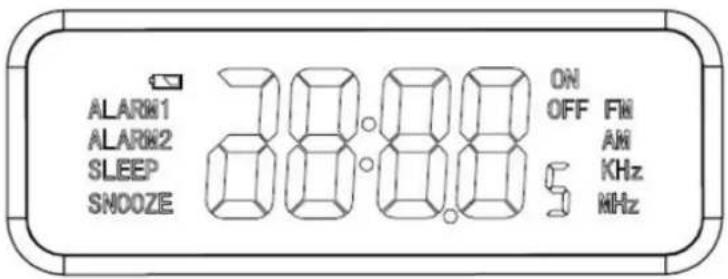 BRANDT BCR115 PB - DISPLAY - 1