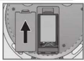 SALORA CRL630CD - Inserting the back-up battery - 1