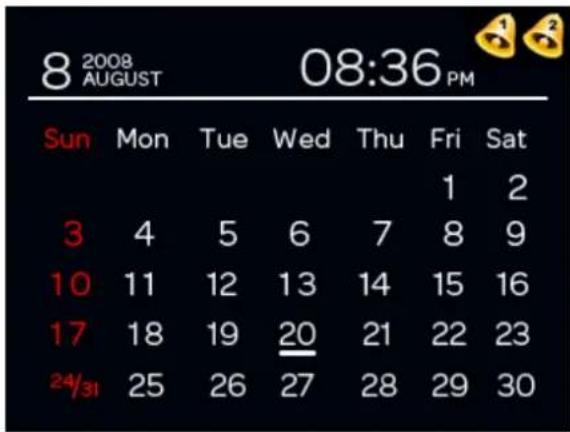 SALORA CR650DIG - Calendrier - 2