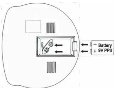 SALORA CR610 - FITTING THE BACK UP BATTERY - 1
