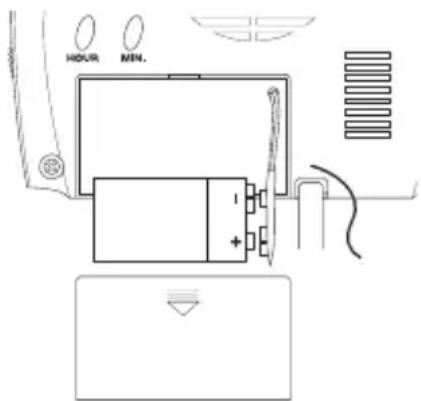 Magnum CR330 - Mise en place de la pile - 1