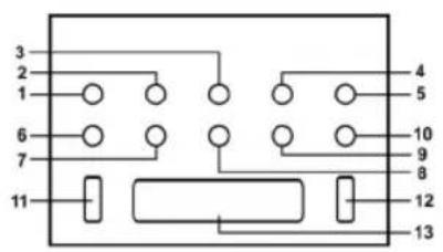 Hema 13710280 - Descripción de las partes y las teclas de funciona - 1