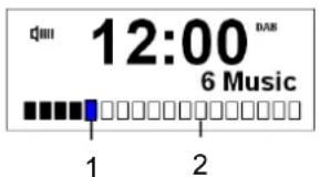 DUAL DAB CR20 - Affichage de l'intensité du signal - 1