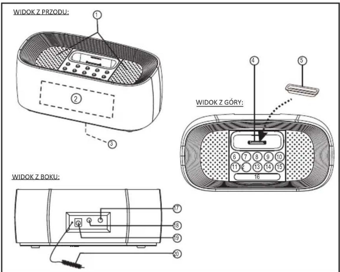 AudioSonic IP7 - ZAGROŻENIE PORAŻENIEM PRĄDEM ELEKTRYCZNYM NIE OTWIERAĆ - 2