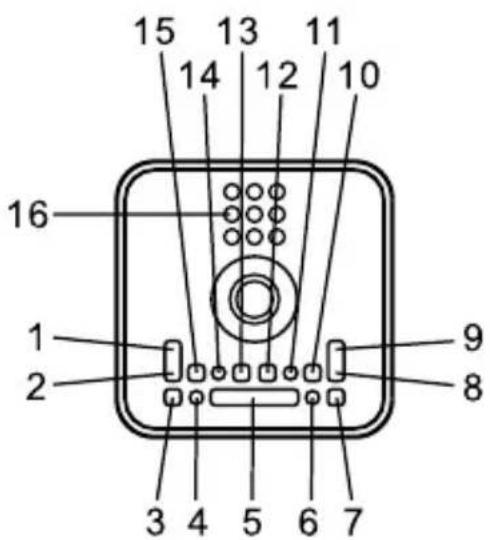 AudioSonic CL500 - Bovenaanzicht (lampenkap verwijderd) - 1