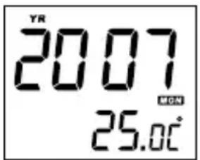 AudioSonic CL474 - REGLAGE HORLOGE & CALENDRIER - 1