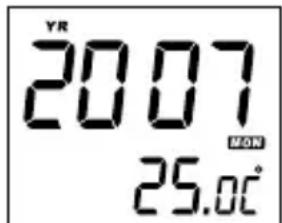 AudioSonic CL474 - DISPLAYWEERGAVE WIJZIGEN - 1