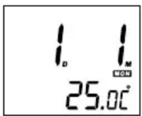 AudioSonic CL474 - MUDANÇA DO CONTEÚDO DO DISPLAY - 1