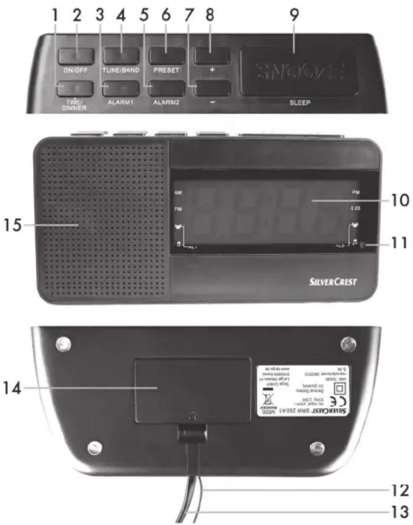 SILVERCREST SRW 250 A1 - Copyright - 1
