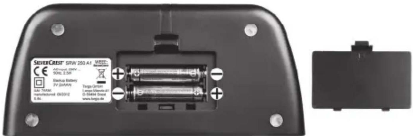 SILVERCREST SRW 250 A1 - Stützbattery einlagen - 1