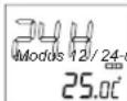 ELTA 4521 - Het 12 / 24-uursformaat instellen - 1