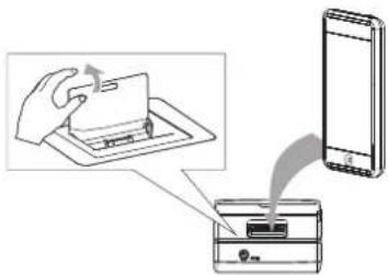 Tevion RWI313 - iPod auf die Halterung setzen und starten - 1