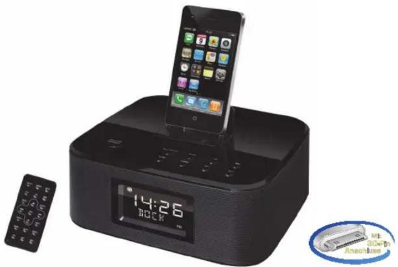Terris RWI 232 - Radio ura s priklopno postajo za iPod/iPhone/iPad - 1