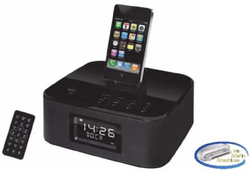 Terris RWI 232 - Radio-réveil avec station d'accueil pour iPod / iPhone / iPad - 1