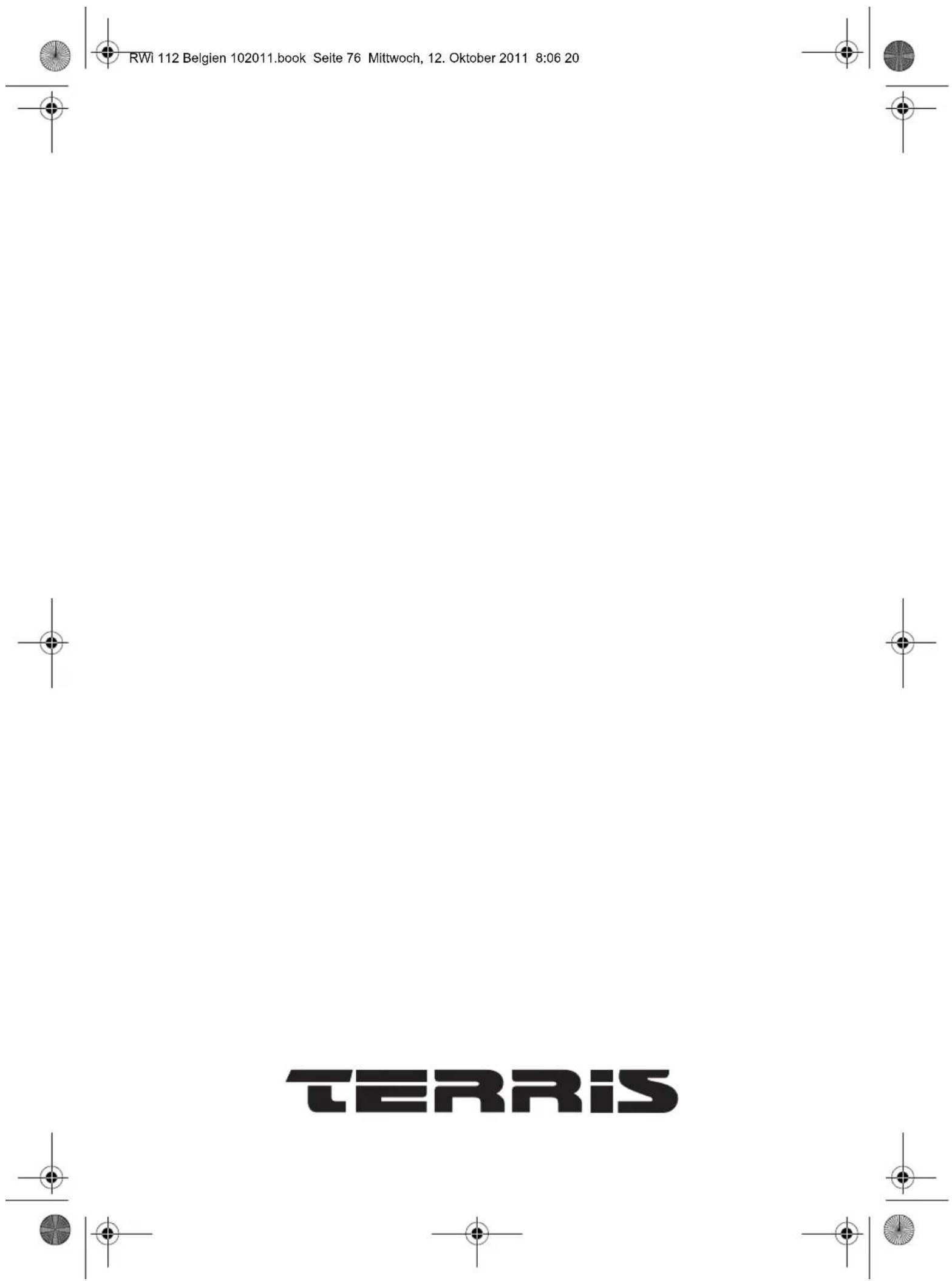 Terris RWI 112 - GARANTIESCHEIN - 7