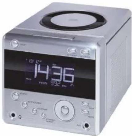 Terris CDR 334 - Radiosveglia stereo con lettore CD - 1