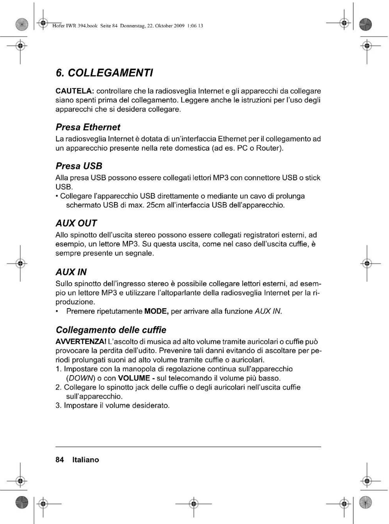 Tevion IWR 394 - Collegamento alla rete - 4