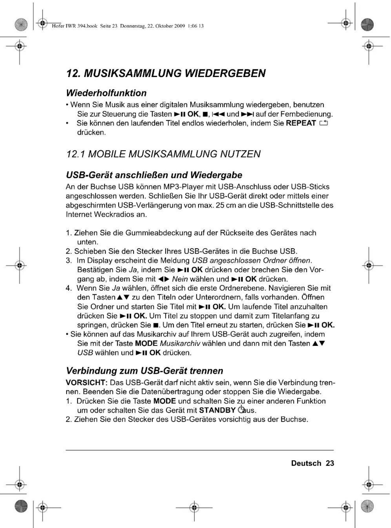 Tevion IWR 394 - Deutsch - 1