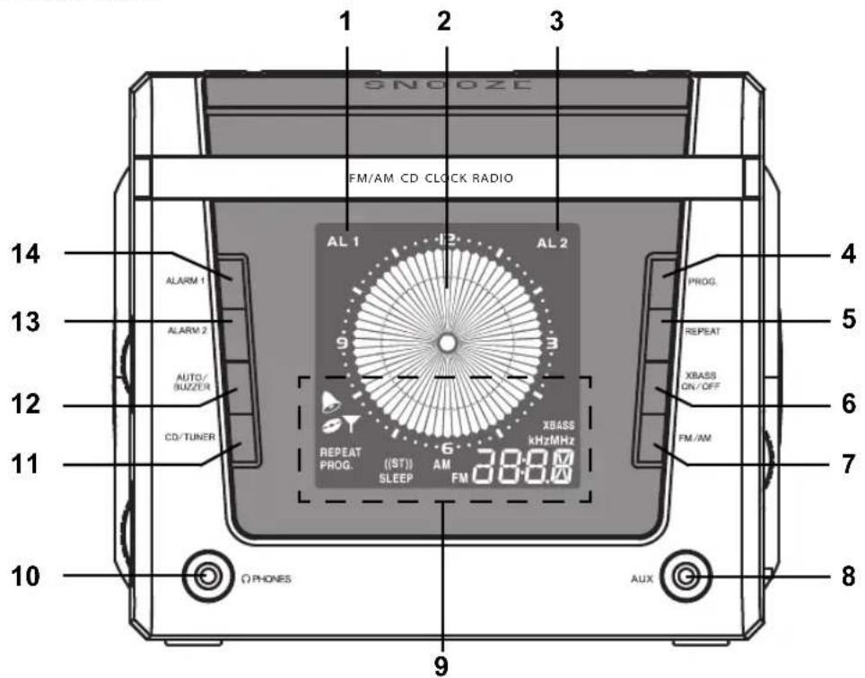 Tevion CDR 314 - Sprednja stran - 1