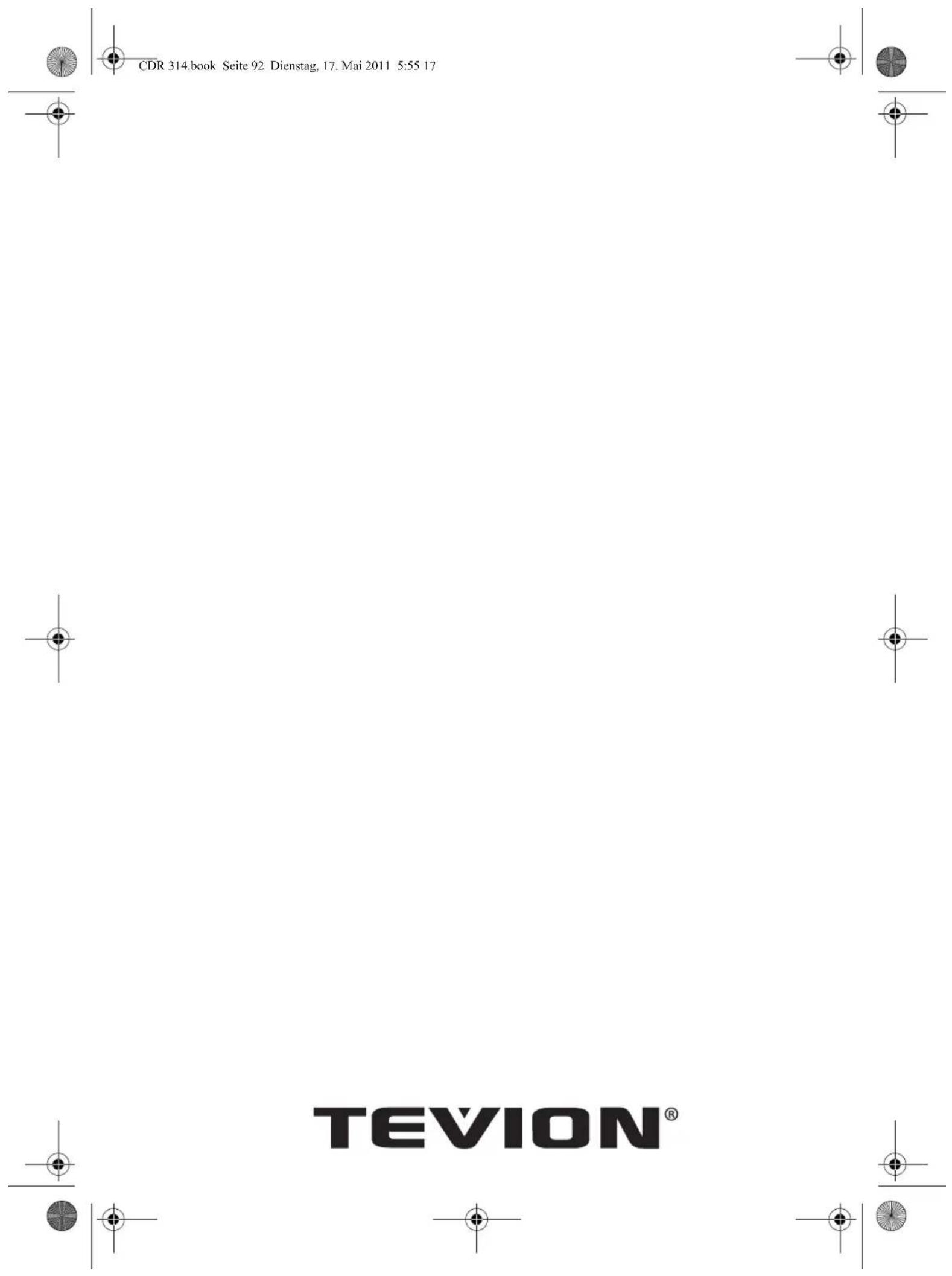 Tevion CDR 314 - TEHNICNI PODATKI - 2