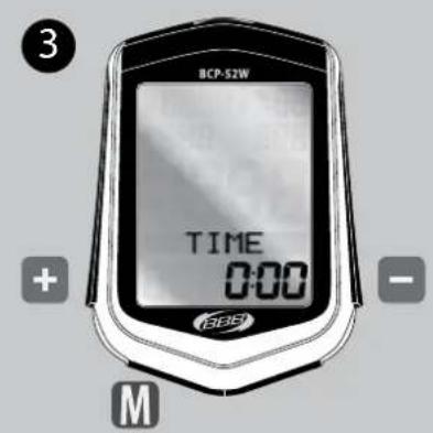 BBB BCP52WAH - REGLAGE DE L'HEURE (TIME) - 3