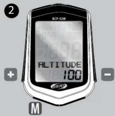 BBB BCP52WAH - ALTITUDE DE REFERENCE OU ALTITUDE ACTUELLE (BCP-52WA / BCP-52WAH UNIQUEMENT) - 2