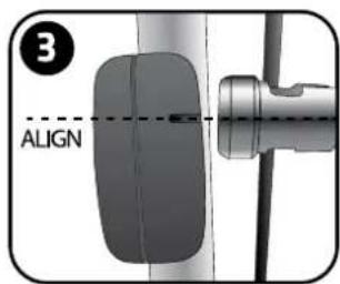 BBB BCP51W - INSTALLATION DE L'AIMANT DE ROUE ET DU CAPTEUR DE VITESSE - 3