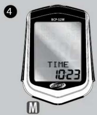 BBB BCP51W - REGLAGE DE L'HEURE (TIME) - 4