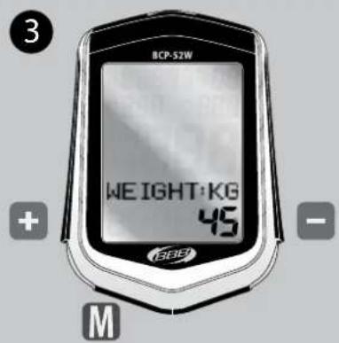 BBB BCP51W - REGLAGE DU POIDS (WEIGHT) - 3