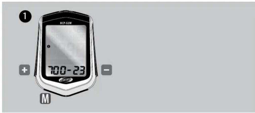 BBB BCP51W - REGLAGE DE LA TAILLE DE ROUE - 2