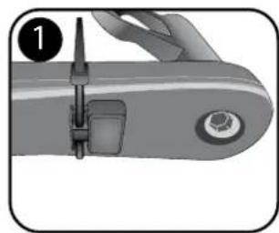BBB BCP51W - INSTALLATION DE L'AIMANT DE CADENCE ET DU CAPTEUR DE CADENCE - 1