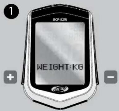 BBB BCP51WH - REGLAGE DU POIDS (WEIGHT) - 1