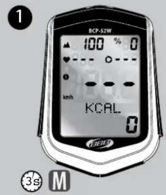 BBB BCP51WH - REGLAGES DES LIMITES DE FREQUENCY CARDIAQUE - 1