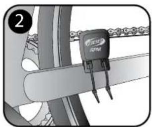 BBB BCP51WH - INSTALLATION DE L'AIMANT DE CADENCE ET DU CAPTEUR DE CADENCE - 2