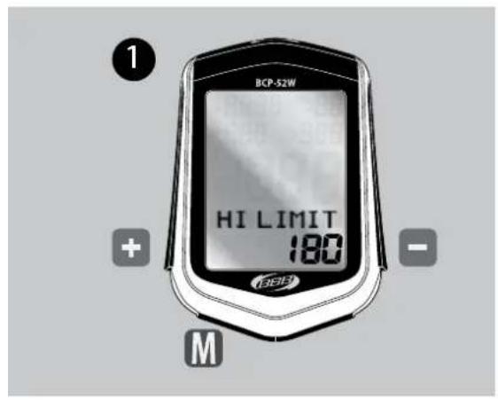 BBB BCP51WH - REGLAGE DES VALEURS DE FREQUENCY CARDIAQUE - 1