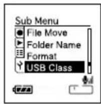 OLYMPUS DS71 - Modification de la classe USB (USB Class) - 2