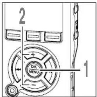 OLYMPUS DS71 - Modification des noms de dossier (Folder Name) - 1