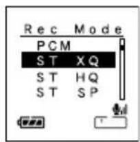 OLYMPUS DS71 - Modes d'enregistrements (Rec Mode) - 4